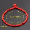 Charm Bracelets Black Thread String Beads Bracelet Handmade DIY Lucky Red Rope Fish-scale For Women Men Jewelry