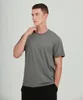 2021 New Men Tshirt Sports Sports Solid Basic Sweatshirts 품질 빠른 건조 편안한 티 요가 티 통기 가능한 255N