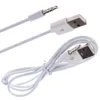 1 m USB till 3,5 mm Jack Cables USB 2.0 Datasynkroniseringsladdare Överföring Ljudadapter Kabelkabel