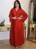 Siskakia Dubaï Arabe Musulman Abaya Robe pour Femmes Automne Champagne Caftan Marocain À Capuche Robe Turc Islamique Jalabiya 210322