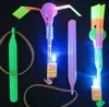 2021 LED Incroyable flèches volantes jouets Flying Arrow Rocket Hélicoptère Rotation Flying Toy Party Fun Cadeaux DHL