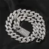 20mm 1624Inch Yellow White Gold Plated Bling Micro Setting CZ Miami Cuban Chain Necklace Jewelry Gift for Men4064323