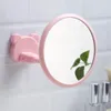 Miroirs Réglable Salle De Bains Miroir Sans Perceuse Mur Type Auto-Adhésif Vanité Avec Ventouse Pliant Rasage Pour Douche