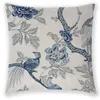 blue sofa cushion