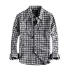 camicia a bottone flanella