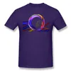 Camisetas masculinas camisetas masculinas Camiseta masculina Camiseta colorida Moda de 8 bola colorida Moda curta Manga curta