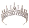 Casamento Bridal Pérolas Coroa Tiara Princesa Headband Cristal Rhinestone Acessórios De Cabelo Jóias Corean Hairband Pageant Headpiece Headpiece Headdress