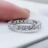 Pierścienie klastra Shipei 100 925 Sterling Silver Created Moissanite Diamonds Creła Store Fine Jewelry Wedding Perb Fashion For Wome2252804