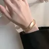 Bangle Mobius Ring Opening Bangles For Women Irregular Gold Classic Metal Luxury Bracelets Wholesale 2022 Party Gifts Jewelry