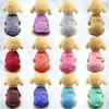 Vêtements de chien de couleur pure classique pour petits chiens hiver bouledogue français pull polaire chihuahua teckel pulls chiot animal de compagnie 211028