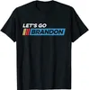 Lets Go Brandon T-Shirt US Flag Hommes Femmes Graphic Casual Tees