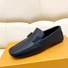 Designer mężczyźni Buty hockenheim moccasins Canvas Arizona Monte Carlo Real skórzana inicjały Akcesorium luksusowe modne buty z pudełkiem 306