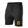 Bomull casual shorts män gym fitness bodybuilding bermuda sommar stilig utskrift kort byxor bottnar manlig löpande sport kläder h1210