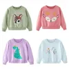 Jakość 100% Terry Cotton Swetry Tee Girl Brand Baby Clothing Dzieci Bluza T Shirt Bluzy S Odzież dziecięca 211029