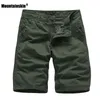 Mountainskin 2021 New Men's Cargo Shorts Summer Men Casual Cotton Short Pants Sport Solid Color Knee Length Shorts Male SA892 H1206