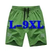 Plus Size Shorts masculinos para Homens Verão Oversized Mens Homem Esportes Casual Calças Curtas Boardshorts Beachwear Respirável L-9XL 210712