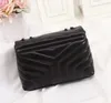 Дизайнеры женские сумочки Lou-Lou-Scelling Bags Square Fat Loulou Chain Bag Lou Real Leather Woman