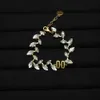2021 orelha de trigo cavalo pulseira de olho retro pulseiras de cristal pérola para mulheres luxo marca jóias inteira charme presente