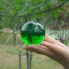 Novelty Items 40MM Asian Rare Natural Green K9 Crystal Ball Magic Sphere Healing Stone Decor