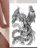 Fake Tatoo Vattentät Tatueringar Bady Art For Women Sexig Tillfällig Tatoos Dragon Tiger Phoenix Wolf Animals Tatoos Sticker