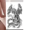 Fałszywe Tatoo Wodoodporne tatuaże Bady Sztuka dla Kobiet Sexy Tymczasowe Tatuaos Dragon Tiger Phoenix Wolf Zwierzęta Tatuaos Naklejki