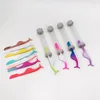 10pc False Eyelash Pinceezers Fake Eye Lash Applicator Diamant Eyelashes Extension Curler Nipper Auxiliary Clip Clamp Makeup Tools