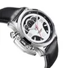 Récif Tiger/RT Top montres de Sport pour hommes en acier résistant à l'eau chronographe arrêt Masculino Relojes montres-bracelets