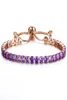 Tennisarmband Damesmode verstelbare kettingarmbanden zirconia roségouden liefdescadeau luxe glanzende sieraden