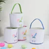 Festive Easter Basket Bunny Printing Handbag Bucket New Bow Tote Rabbit ears BucketZC786