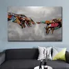 Graffiti Art Poster Print Painting Street Art Urban Art on Canvas Hand Wall Pictures for Living Room Home Decor305P
