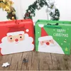 Sac cadeau de noël, boîte à pommes de noël, boîtes d'emballage créatives, sacs en papier pour réveillon de noël, étui cadeaux pour bonbons et fruits CGY79