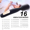 NXY wibratory potężne 16 prędkości Duża Kobieta Dildo AV Wibrator Sex Zabawki Claityis Stymulator Masturbacja Urządzenie Massager Zabawki 0112