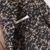 Vintage Chic Women Floral Print Jacket Elegant Ladies Single Button Lapel Collar Coat Boyfriend Style Girls Outerwear 210531