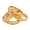 Bracelet de bracelet Or 24K Gold Color Dubai Bracelets Pour Femmes Bijoux de mariage Africain Moyen-Orient Articles de mariée Bracelet Cadeaux