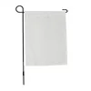 Großhandel Sublimationsrohlinge Flaggen Gartendekoration 3 Schichten Polyester Weißes Banner Thermo-Wärmeübertragungsdruck Stoffflagge DIY Heimdekoration 30 * 40 cm Individuelles Logo