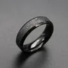 Cluster Rings Black Blue Gold Titanium Matte Fashion Simple Ring Stainless Steel Scrub 316L för Women5973768