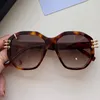 7176S Womens Sunglasses Moda Shopping Festa Óculos Oval Quadro Vermelho Designer Metal Círculo Pequeno Círculo Top Qualidade Com Caixa Original