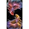 Balık Hayvanlar 5D Sanat DIY Çapraz Dikiş Nakış Seti 3D Elmas Boyama Kiti Mozaik Tam Matkap Kare Rhinestones Özel