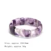 Bracelet de perles en pierre de Quartz améthyste violet/rose, bracelet en pierre d'énergie naturelle, bijoux artisanaux, cadeau pour femmes, vente en gros