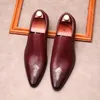 Lässige italienische Kleidschuhe für Herren aus echtem Leder mit spitzer Zehenpartie, formelle Hochzeit, Business-Schuh, schwarze Oxford-Schuhe, Lofers