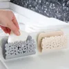 Wholesales Kitchen Bathroom Drying Rack Toilet Sink Suction Sponges Holder Rack Suction Cup Dish Cloths Holder Scrubbers Soap Storage