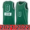 Jayson 0 Tatum Jersey Larry 33 Bird Marcus 36 Smart Jaylen 7 Brown Gordon 20 Hayward Baskettröjor sydda logotyper 666