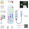 Remsor Färgglada LED -strip 12V SMD -lampor Band App Control Remote Music Sync Bluetooth RGB Ribbon Lamps For Room Decorationed Stripled