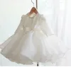 Robes de fille 1ère fête d'anniversaire bébé fille robe princesse baptême pour perle tutu mariage enfants robes 1-9y