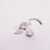 Retro Queen Dragonfly Design Rhinestone Plum Snake Ring Gold/Silver Finger Nail Rings 10pcs/lot Exquisite Cute L3096