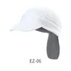 Waterproof UV Resistance Fishing Cap Party Supplies Men Women Outdoors Pure Color Sun Protection Hat Climbing Caps Pattern ZYY831