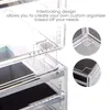 Storage Boxes & Bins Drawer Makeup Organizer,Clear Cosmetic Organizer Plastic Jewelry Display Box Organizers And Stand