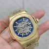 40mm classic deisgner watches gold case black face 316L Automatic movement watch date show Sapphire glass luminous luxury mens wri209O