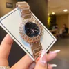 브랜드 시계 여성 소녀 크리스탈 플라워 스타일 스틸 밴드 쿼츠 손목 시계 CH52