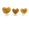 High Quality Natural Citrine Yellow Quartz Crystal Cluster Heart Shaped Gemstone Meditation Reiki Healing Stones Decoration Decorative Objec